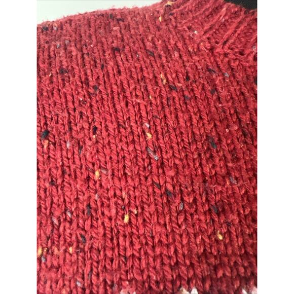 Croft & Barrow Pull Over Crew Neck Small Christmas Winter Snowflake Sweater - Picture 3 of 8